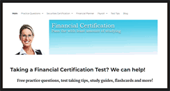 Desktop Screenshot of financial-certification.com